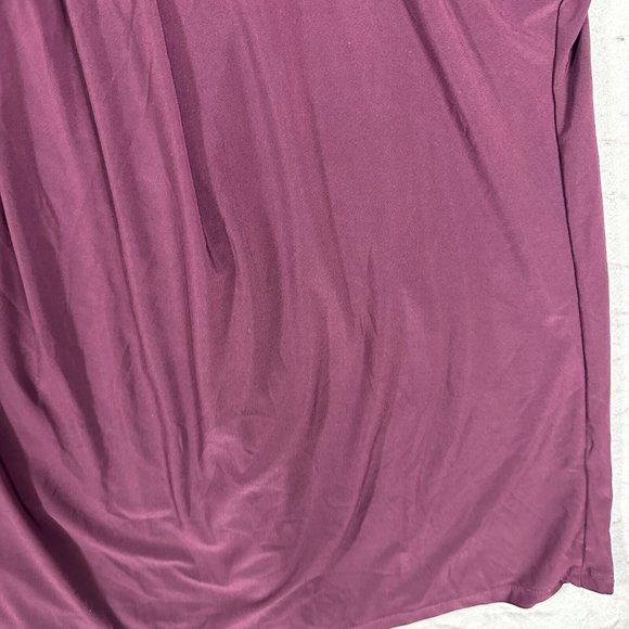 Susan Lawrence Womens Blouse Purple Pullover Sleeveless Plus Size 2X - Picture 5 of 11